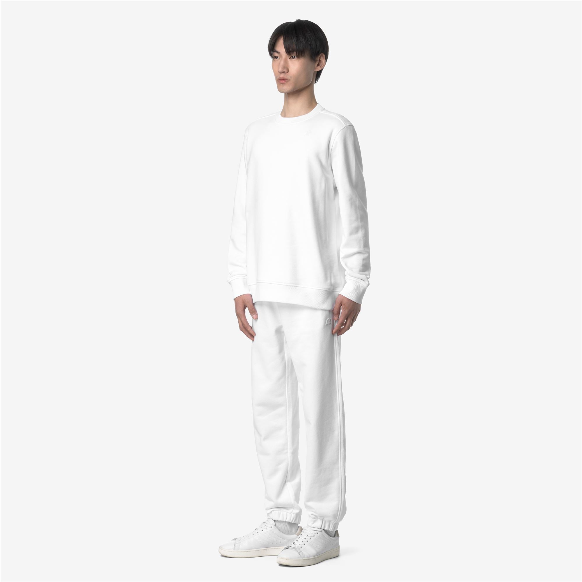 Pants_MAN_MICKYEL FRENCH TERRY_Sport Trousers_White - Commercial 5