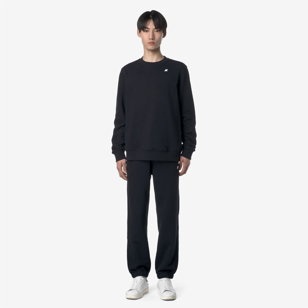 Blue Men's Sporty French Terry Pants for City Wear 02