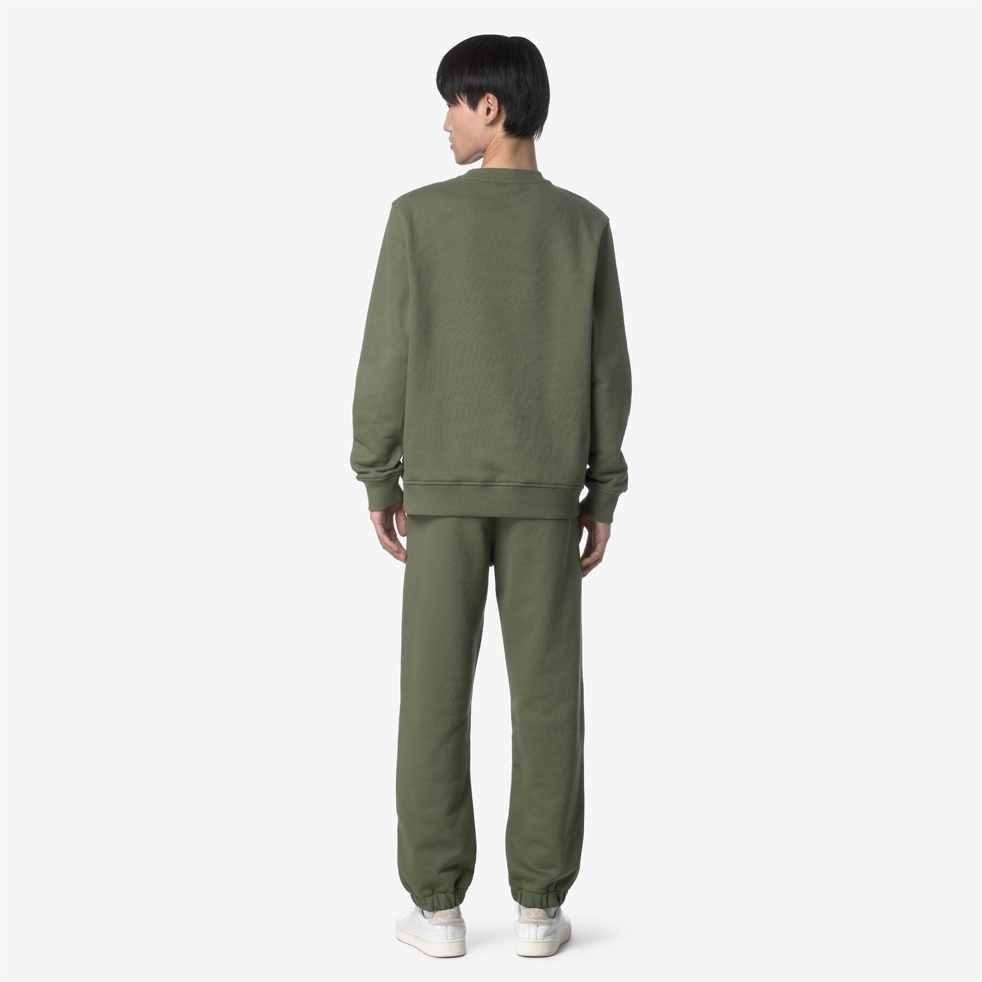 Pants_MAN_MICKYEL FRENCH TERRY_Sport Trousers_Green Lichen - Commercial 6