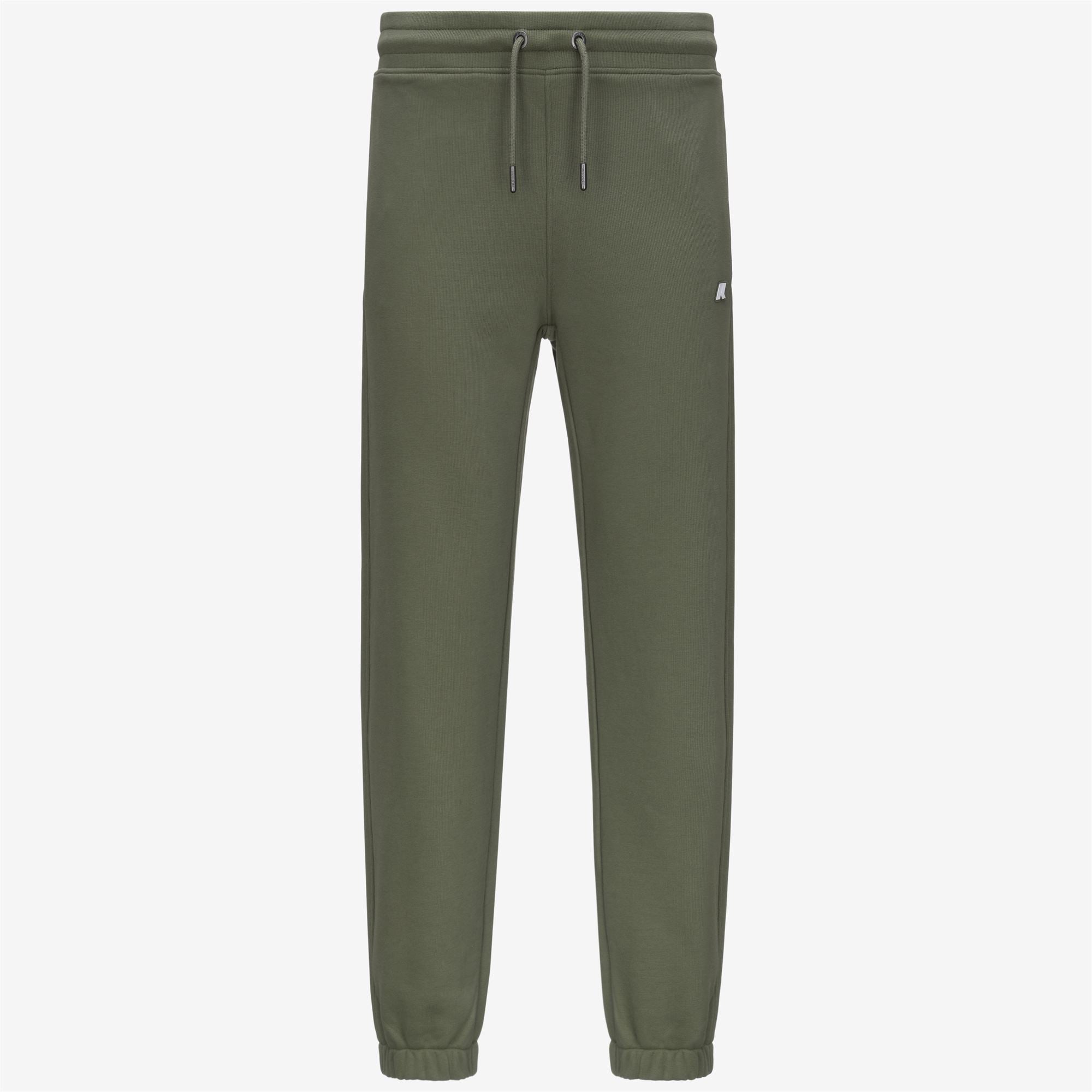 Pants_MAN_MICKYEL FRENCH TERRY_Sport Trousers_Green Lichen - Commercial 1