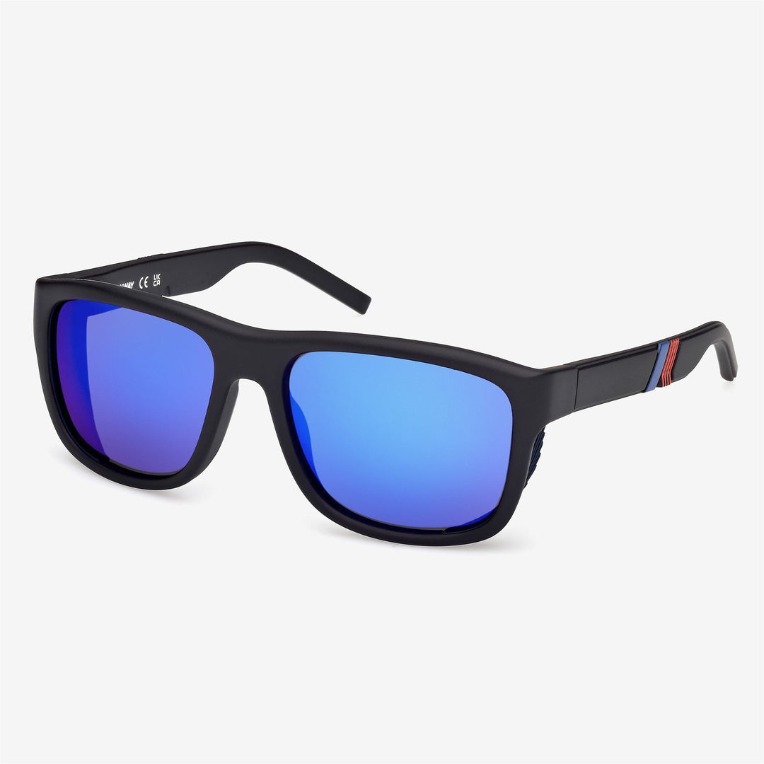 Gafas de sol deportivas unisex rectangulares grises con logotipo K-Way main