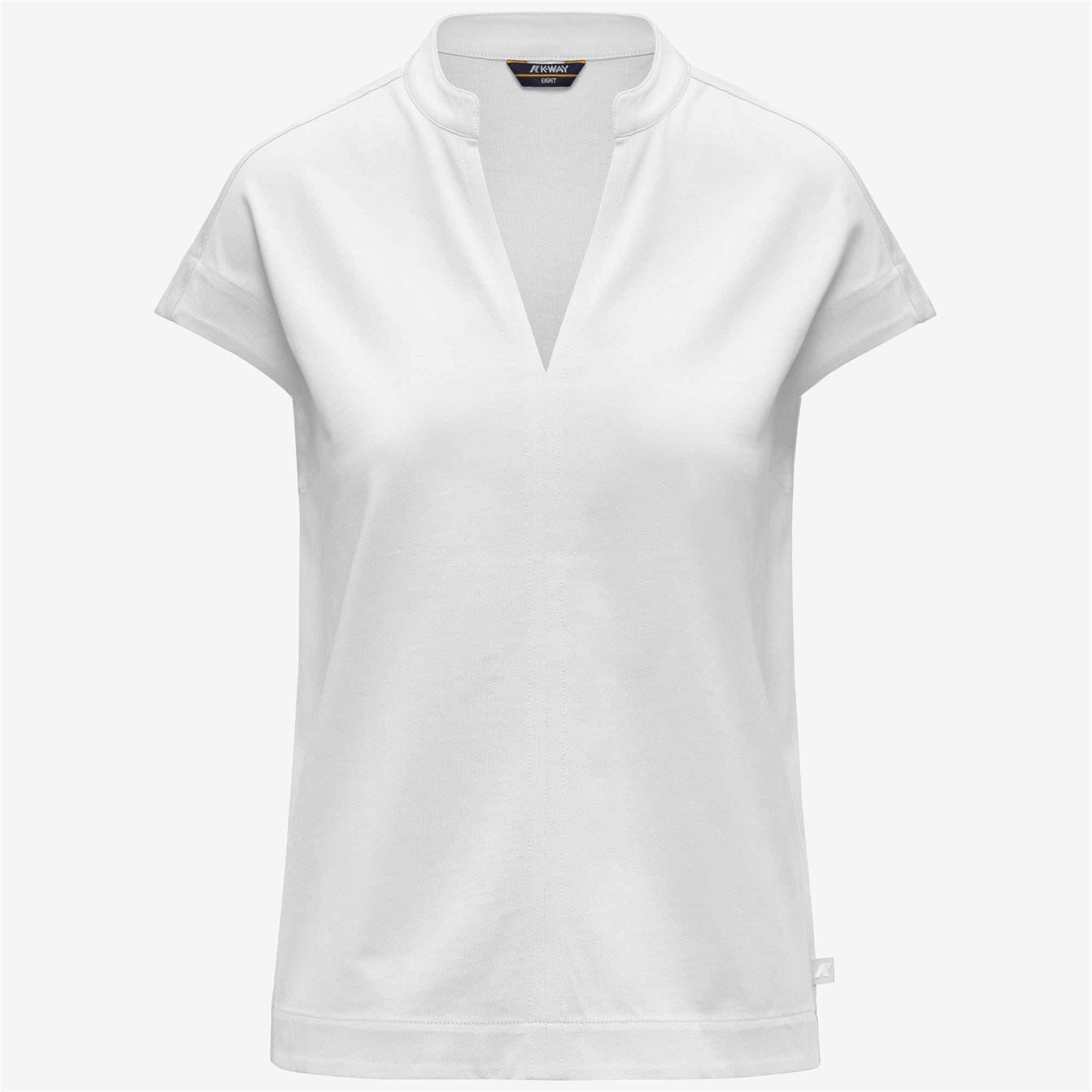 T-Shirts & Top_Woman_ISELE JERSEY_T-Shirt_White - White - Commercial 1