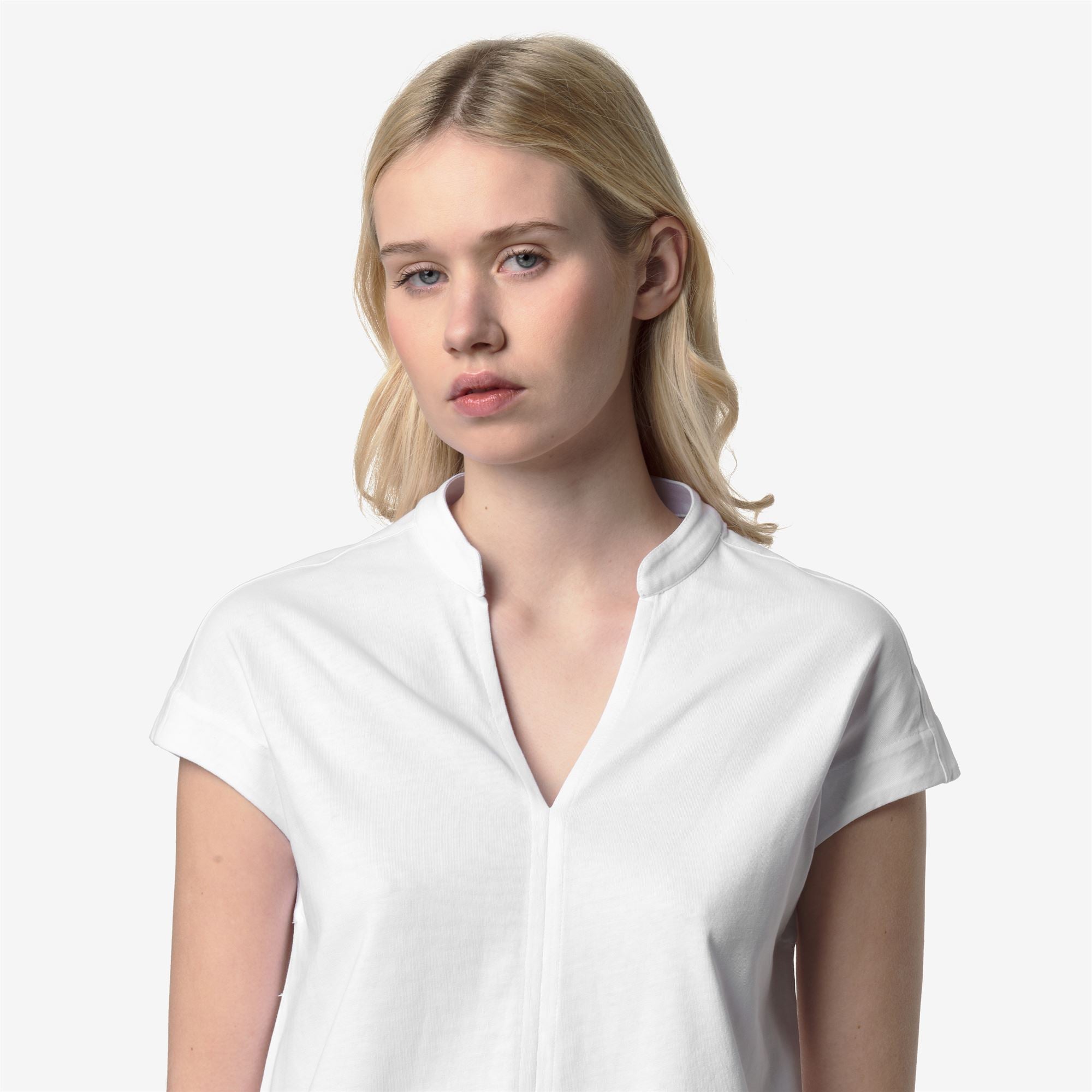 T-Shirts & Top_Woman_ISELE JERSEY_T-Shirt_White - White - Commercial 7