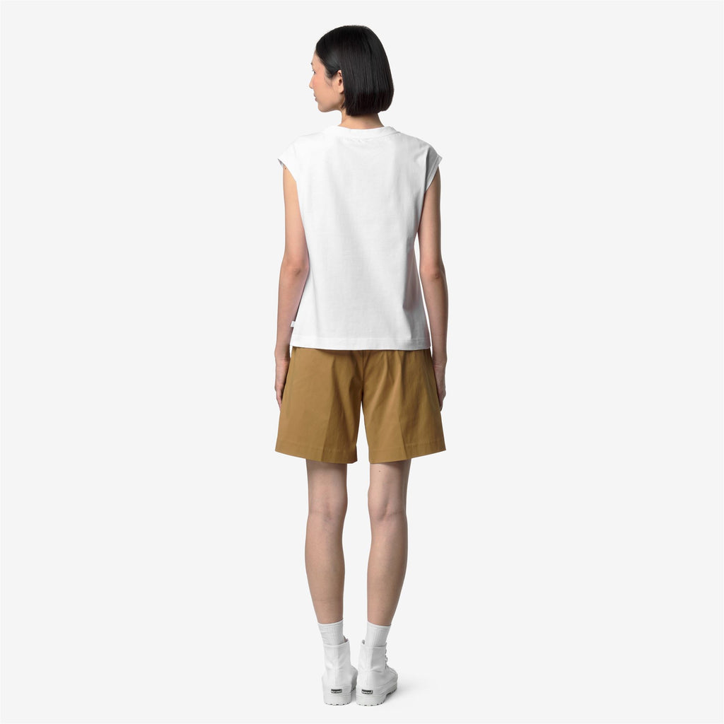 T-Shirts & Top_Woman_ISOBELLE JERSEY_T-Shirt_White - White - Commercial 6