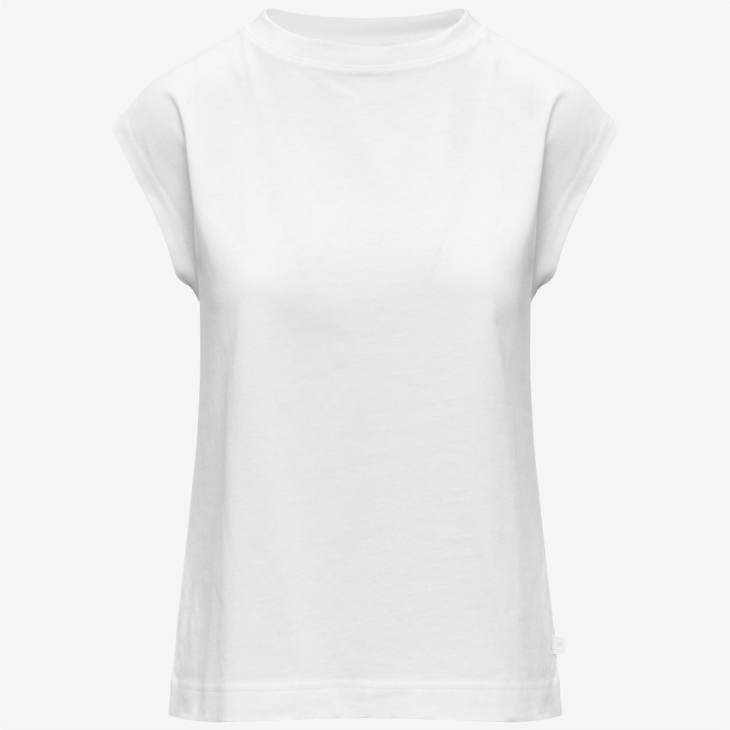 T-Shirts & Top_Woman_ISOBELLE JERSEY_T-Shirt_White - White - Commercial 1