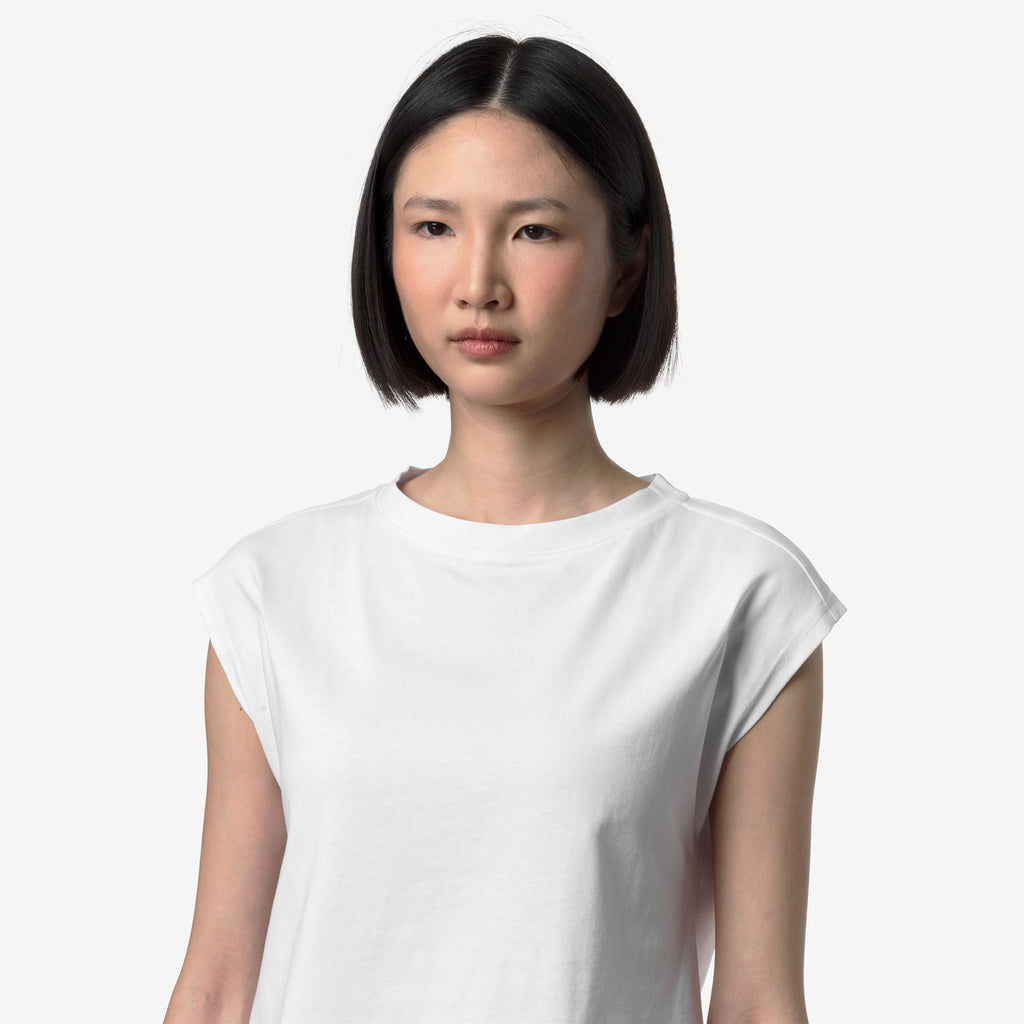 T-Shirts & Top_Woman_ISOBELLE JERSEY_T-Shirt_White - White - Commercial 7