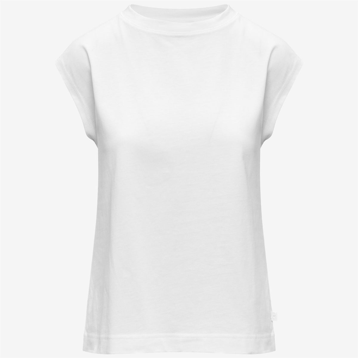 T-Shirts & Top_Woman_ISOBELLE JERSEY_T-Shirt_White - White - Commercial 1