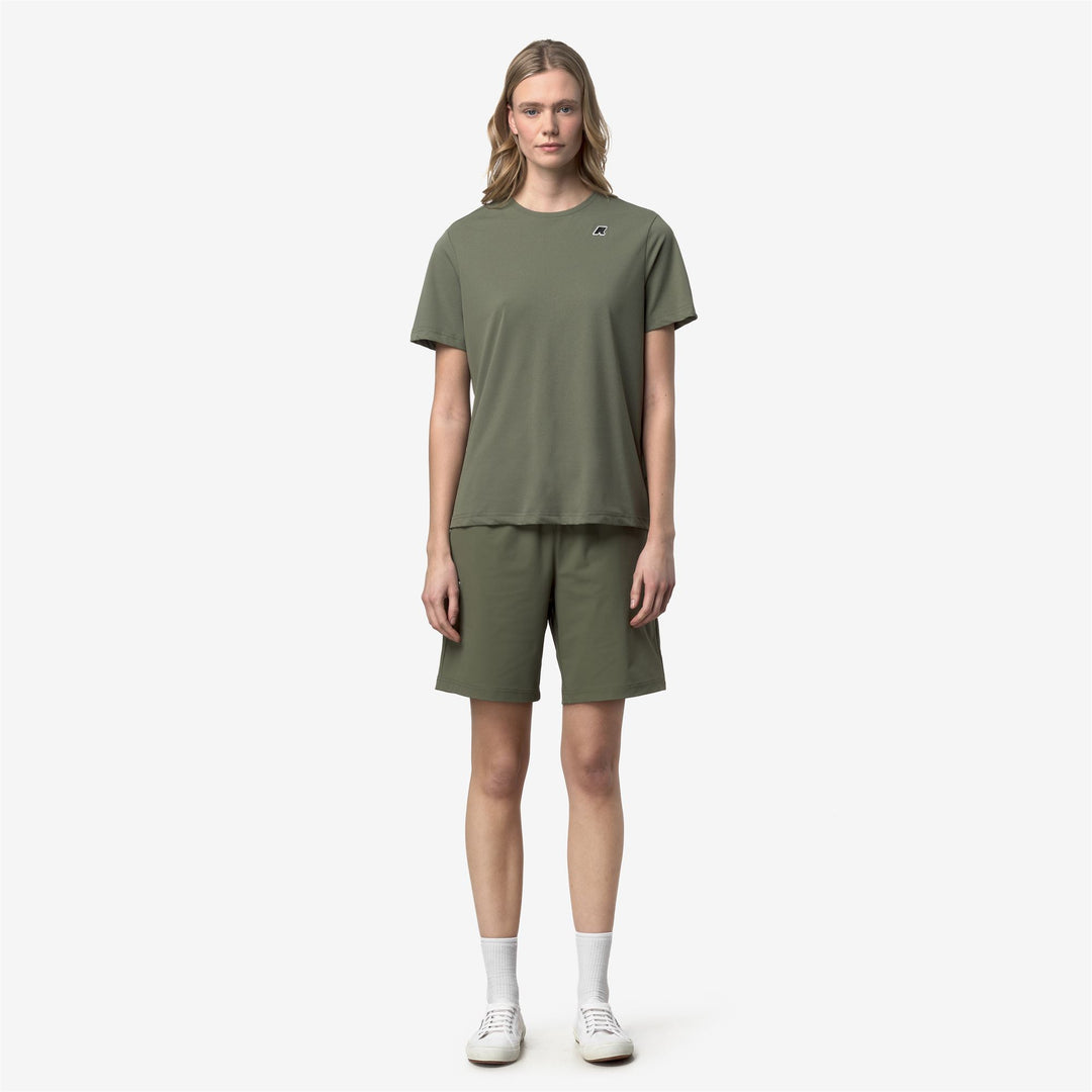 SERGINE TRAVEL T-Shirts & Top T-Shirt Unisex Green Lichen 01