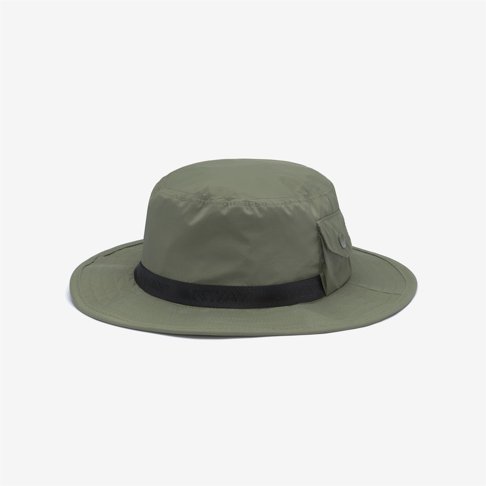 Green unisex waterproof outdoor bucket hat 02