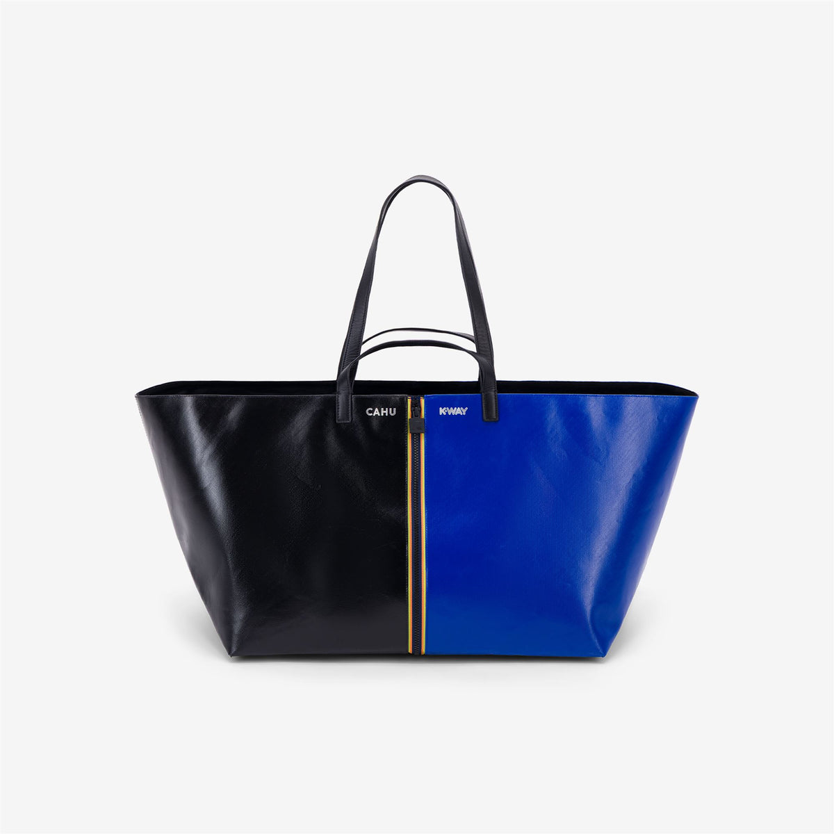 Bags_UNISEX_PRATIQUE LARGE_Tote Bag_Black-Blue Princess - Commercial 1