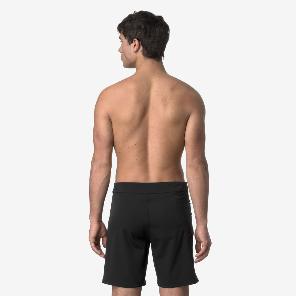 Bathing Suits_MAN_HAXLEY TEK STRETCH BEACH_Swimming Trunks_Black Pure - Commercial 6