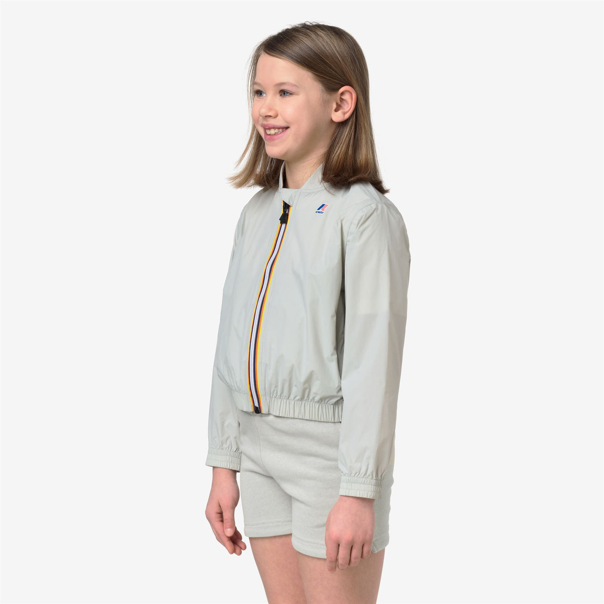 Jackets_GIRL_P. LE VRAI 4.0 AZELIE_Short_BEIGE LT - Commercial 5