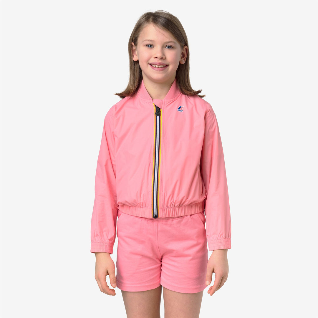 P. LE VRAI 4.0 AZELIE - Jackets - Corta - Bambina - PINK GERANIUM main