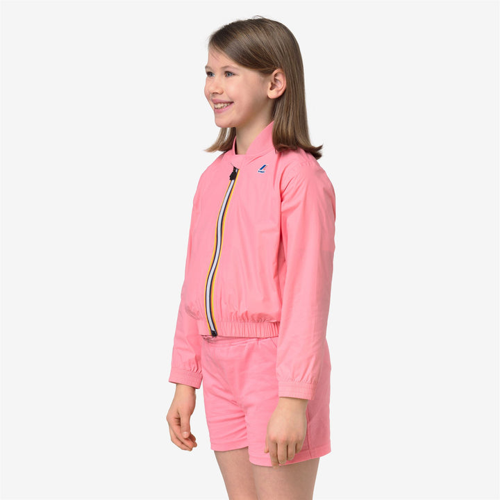 P. LE VRAI 4.0 AZELIE - Jackets - Corta - Bambina - PINK GERANIUM 5