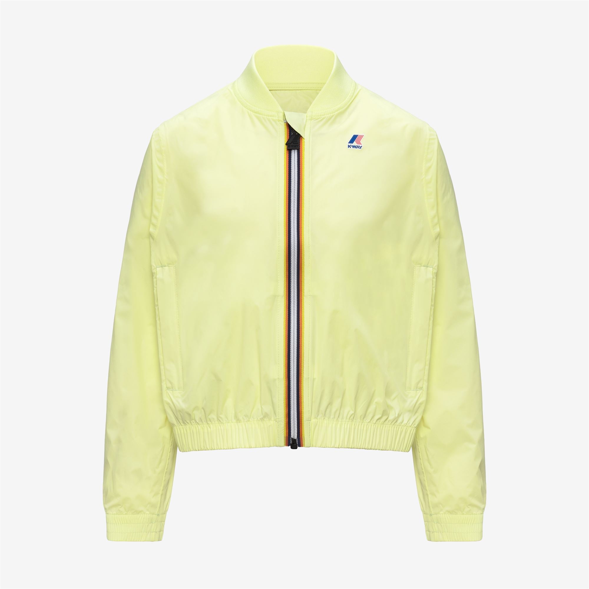 Jackets_GIRL_P. LE VRAI 4.0 AZELIE_Short_Yellow Lime - Commercial 1