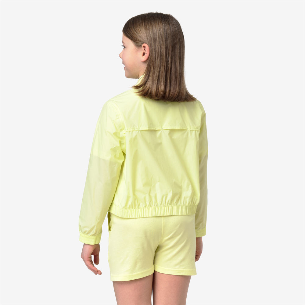P. LE VRAI 4.0 AZELIE Jackets Short Girl Yellow Lime 02