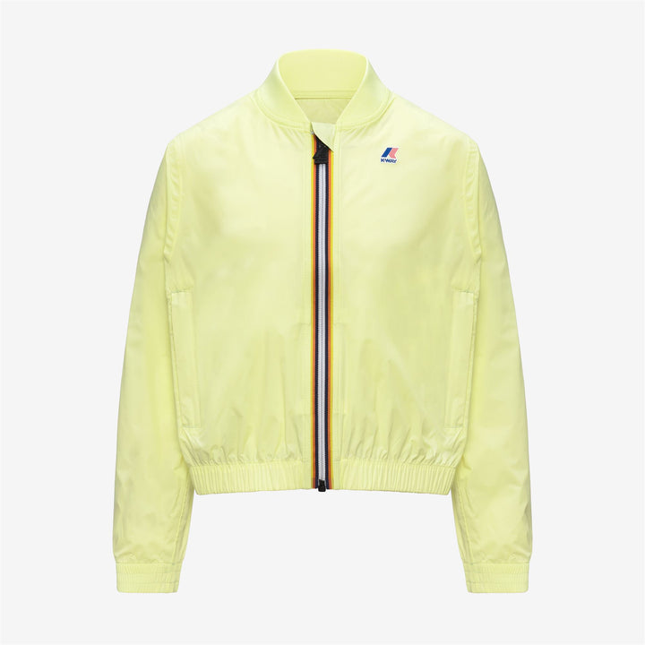 P. LE VRAI 4.0 AZELIE - Jackets - Short - Girl - YELLOW LIME 1