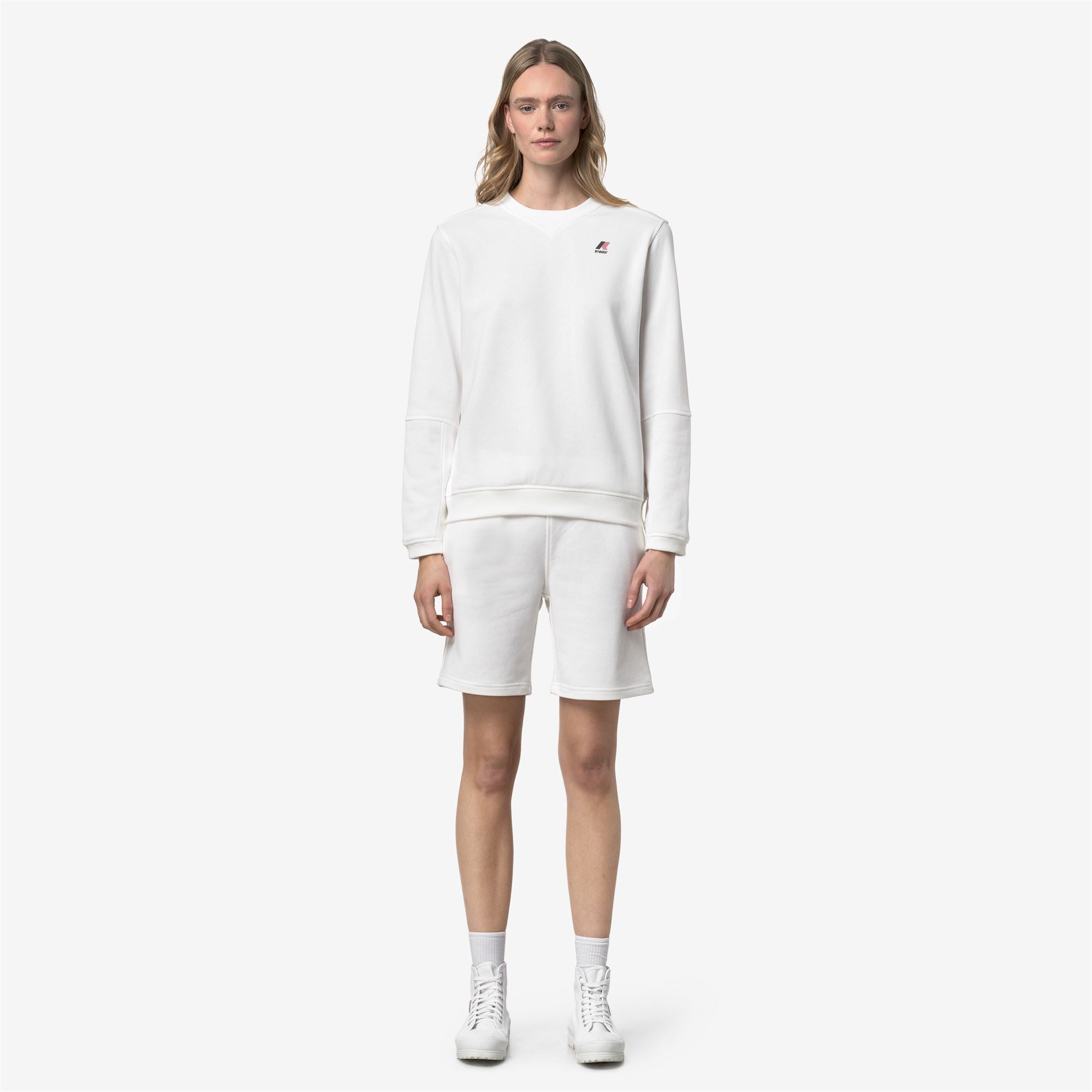 Shorts_UNISEX_CASIMIR POLY COTTON_Sport Shorts_White - White - Commercial 4