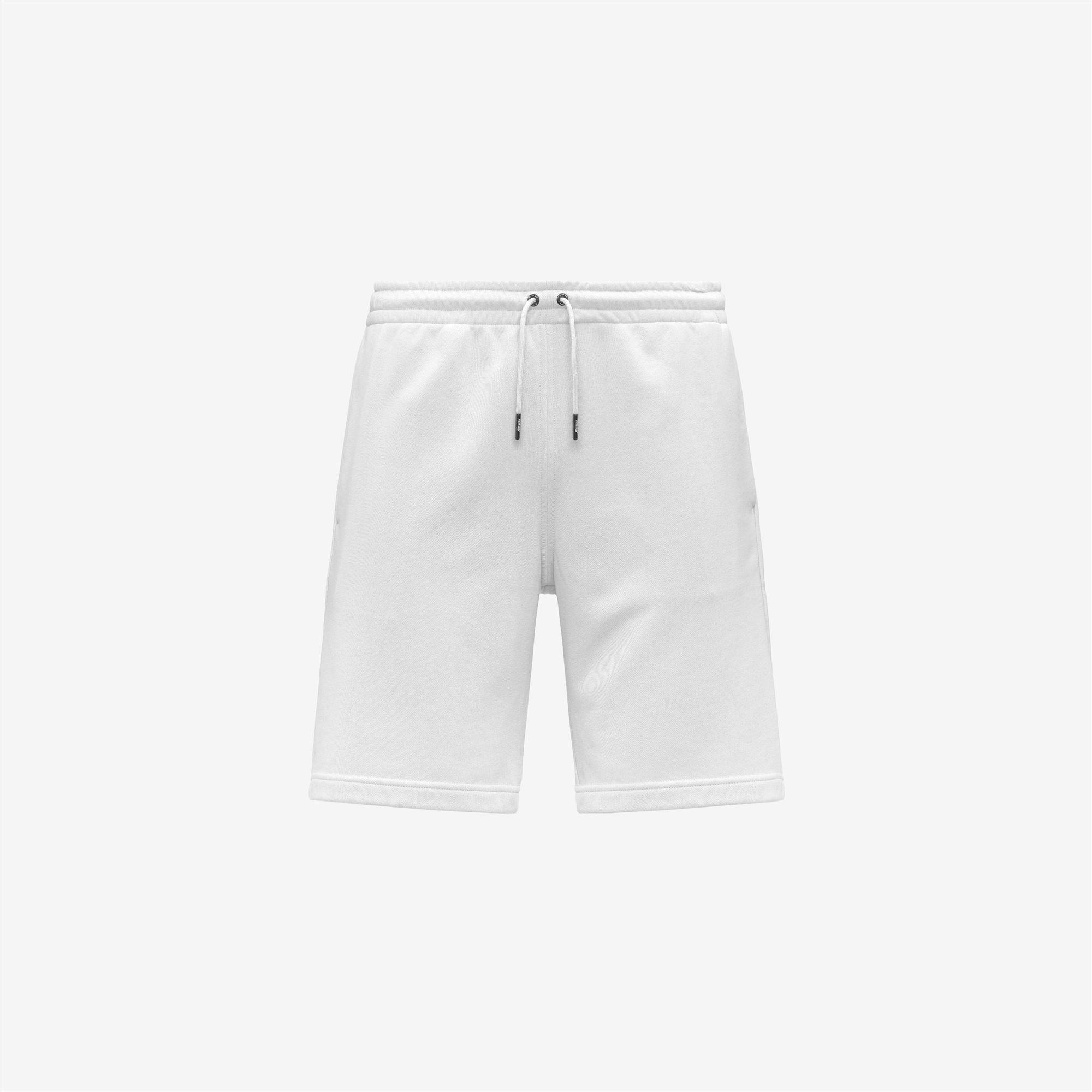 Shorts_UNISEX_CASIMIR POLY COTTON_Sport Shorts_White - White - Commercial 1