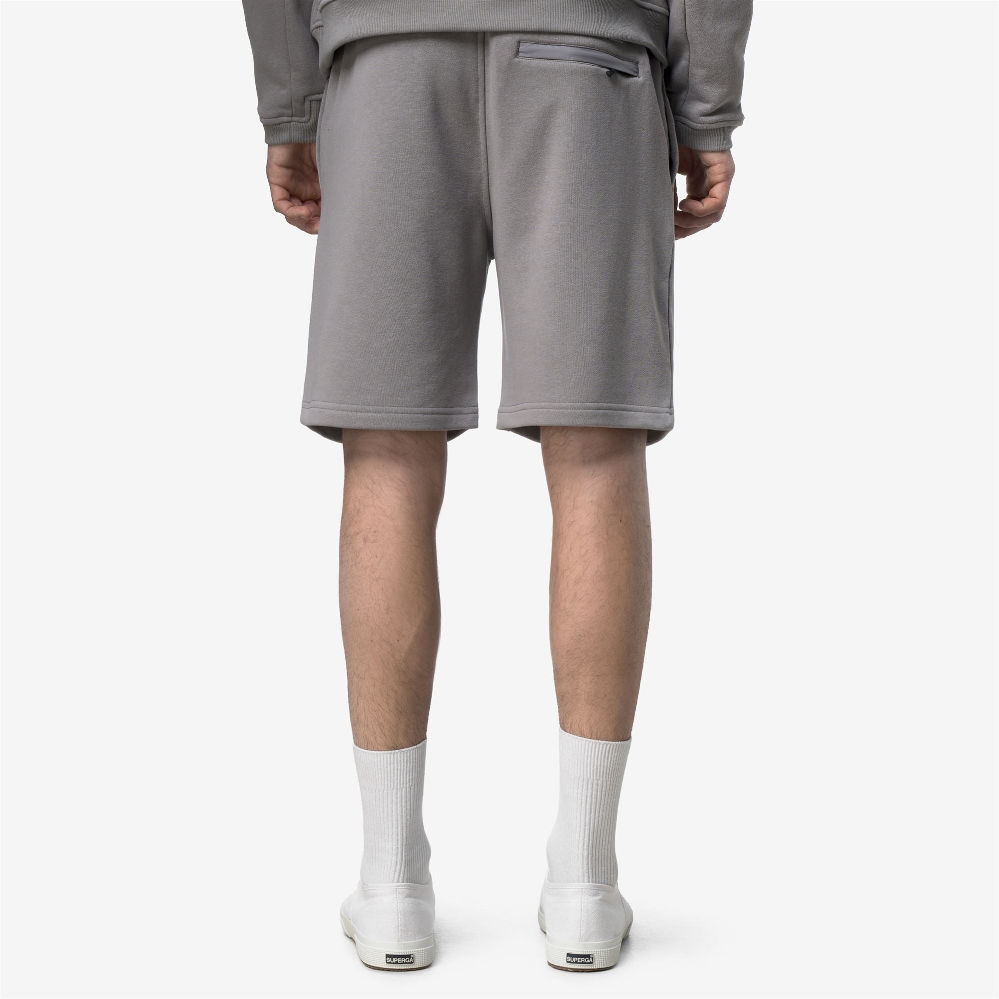 Shorts_UNISEX_CASIMIR POLY COTTON_Sport Shorts_Grey Frost - Commercial 6