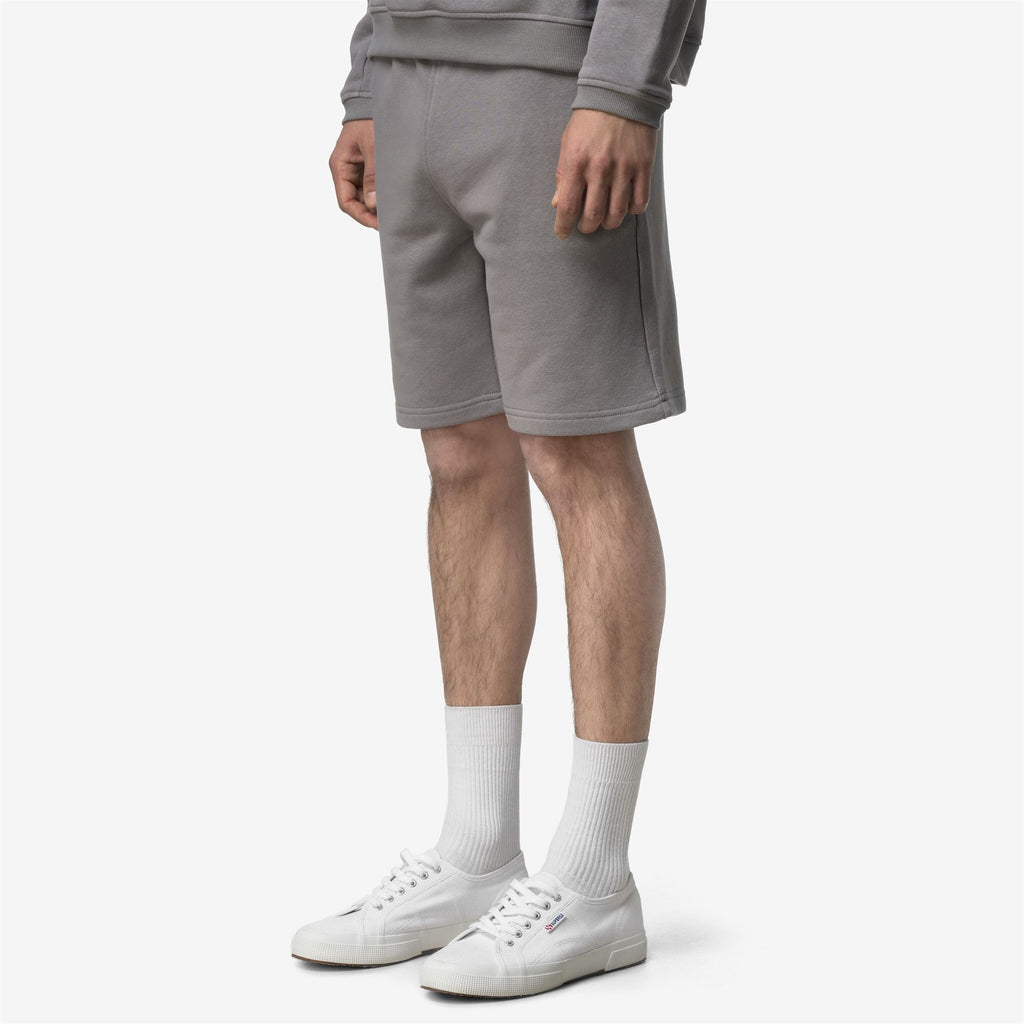 Shorts_UNISEX_CASIMIR POLY COTTON_Sport Shorts_Grey Frost - Commercial 5