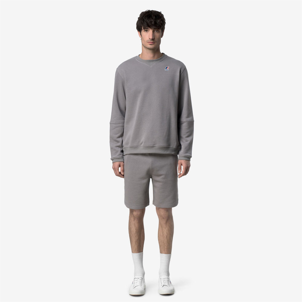 Shorts_UNISEX_CASIMIR POLY COTTON_Sport Shorts_Grey Frost - Commercial 4