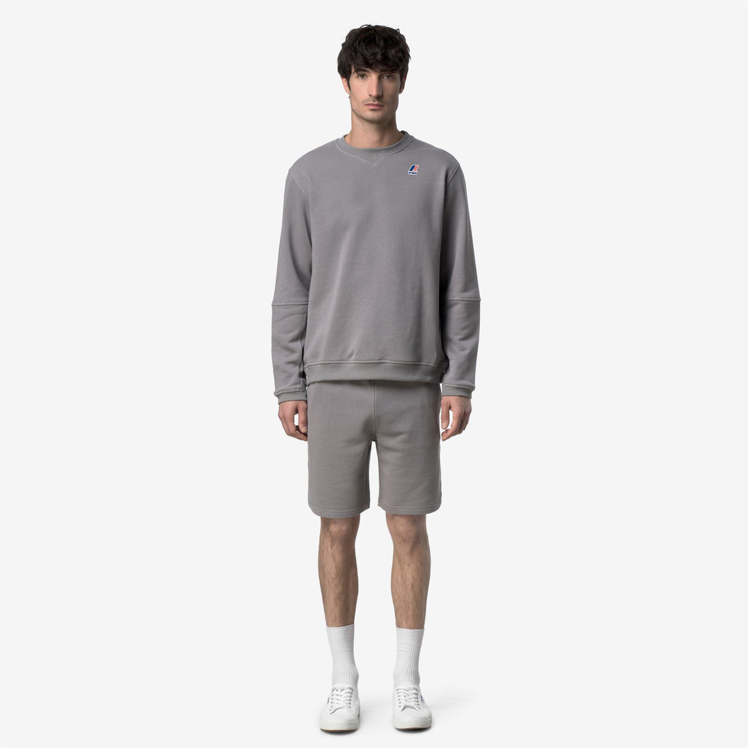 CASIMIR POLY COTTON Shorts Sport Shorts Unisex Grey Frost 01