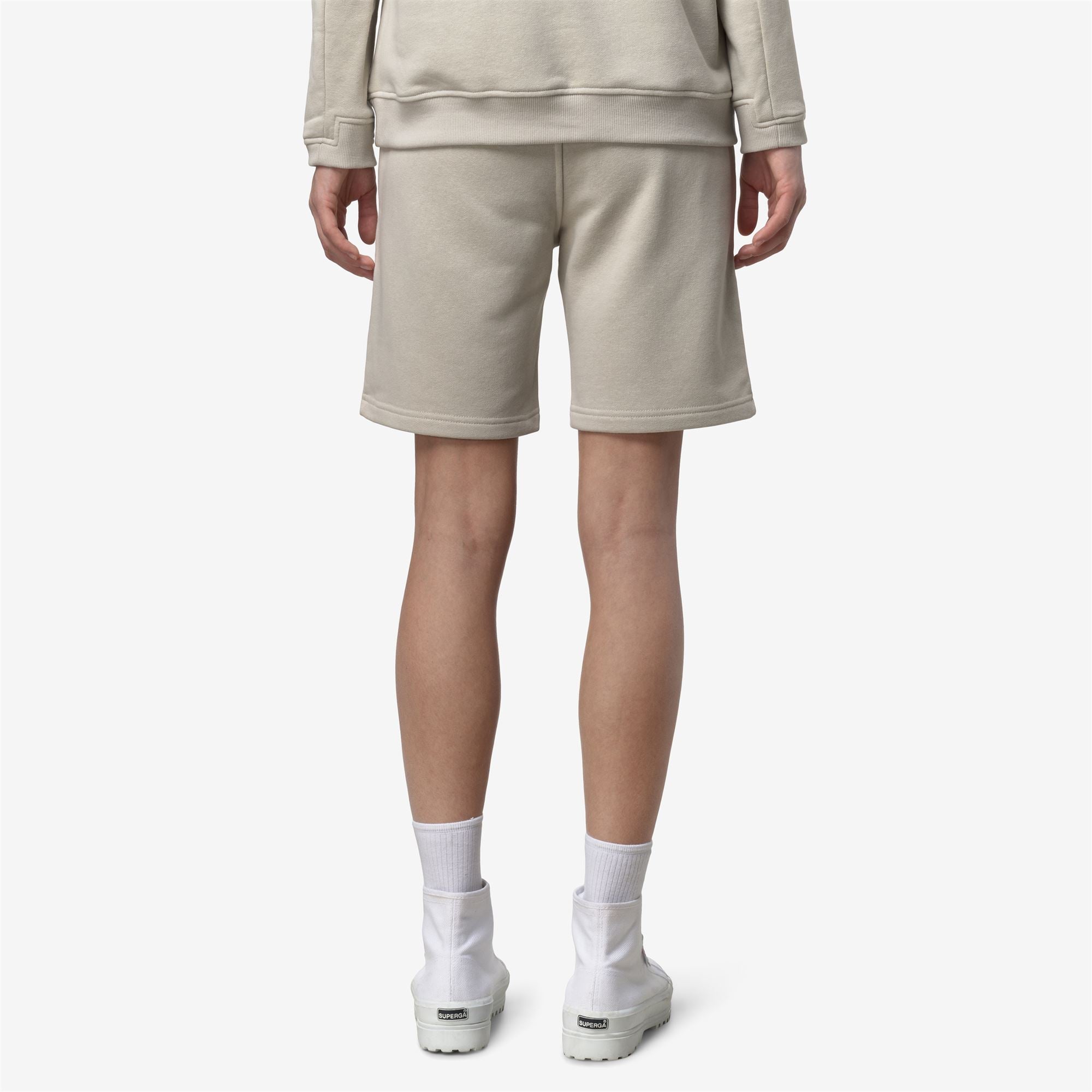 Shorts_UNISEX_CASIMIR POLY COTTON_Sport Shorts_BEIGE LT - Commercial 6