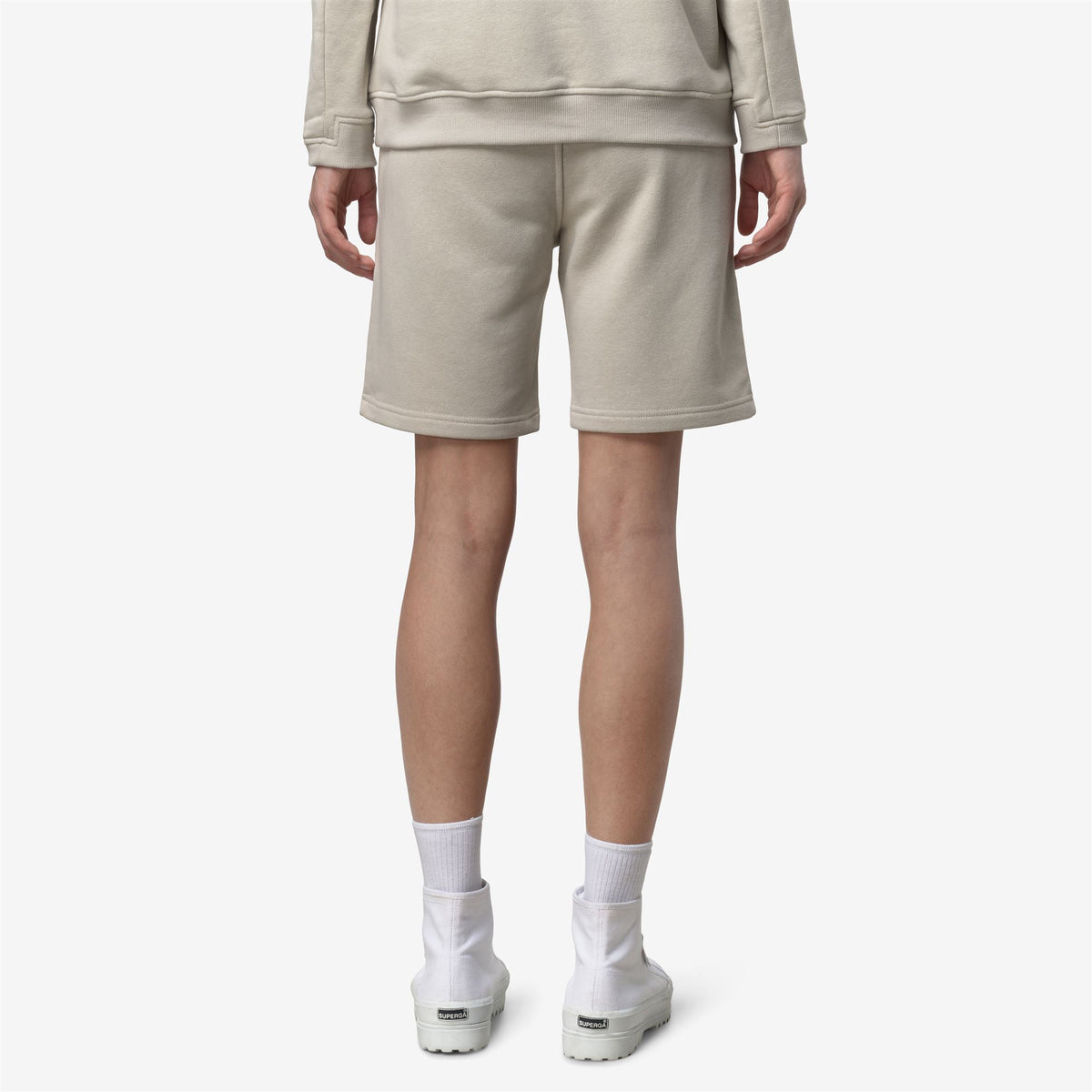 Shorts_UNISEX_CASIMIR POLY COTTON_Sport Shorts_BEIGE LT - Commercial 6