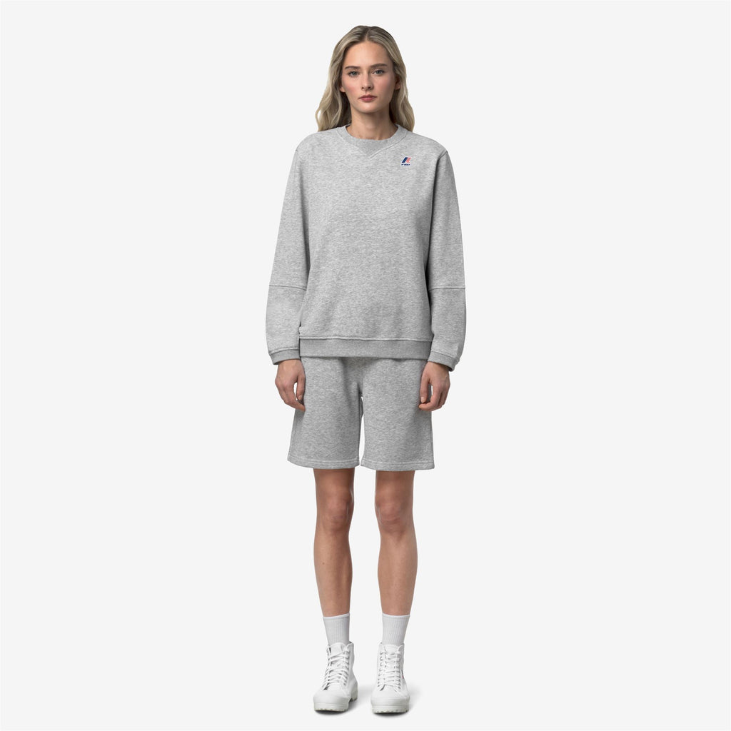 Shorts_UNISEX_CASIMIR POLY COTTON_Sport Shorts_GREY MEL - Commercial 4