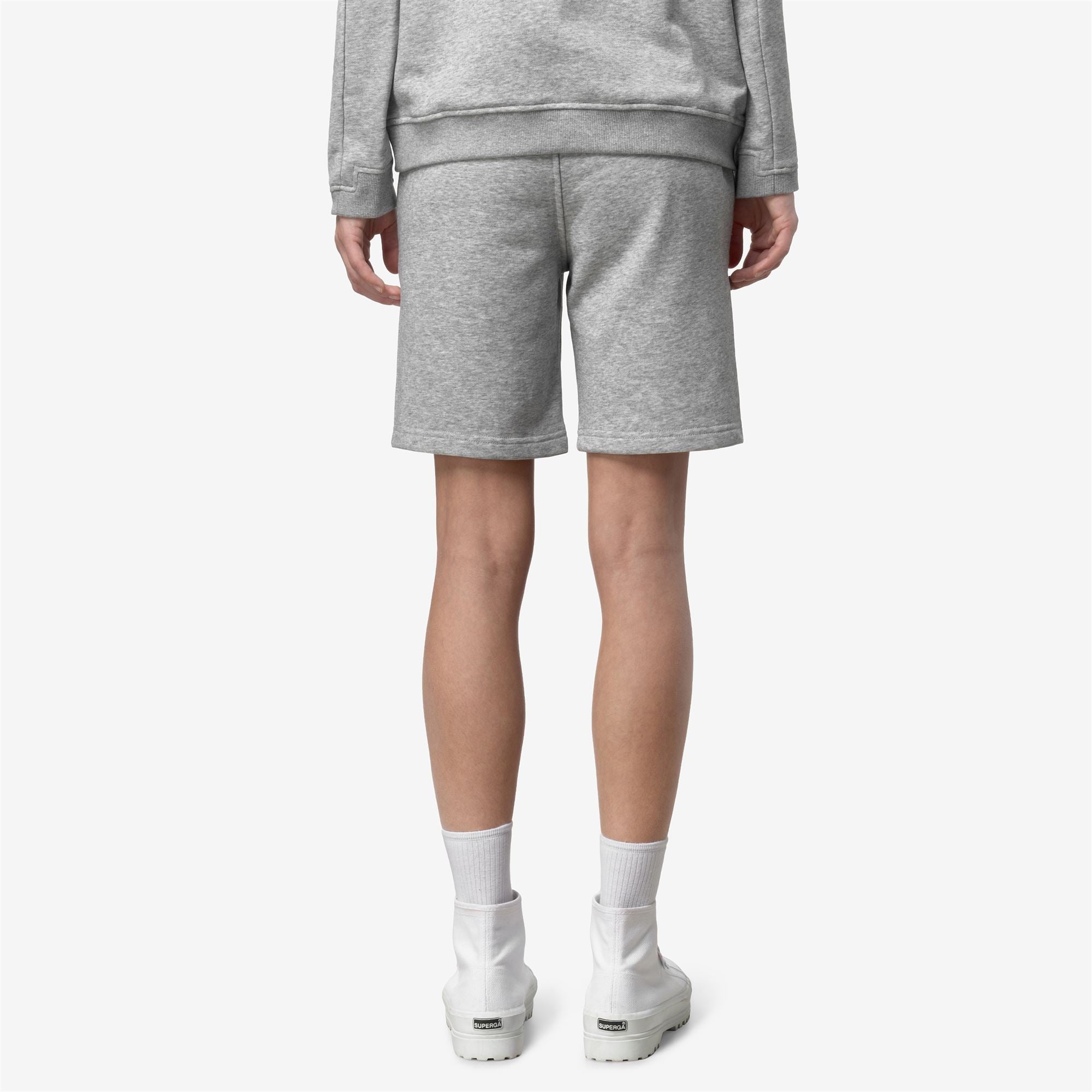 Shorts_UNISEX_CASIMIR POLY COTTON_Sport Shorts_GREY MEL - Commercial 6
