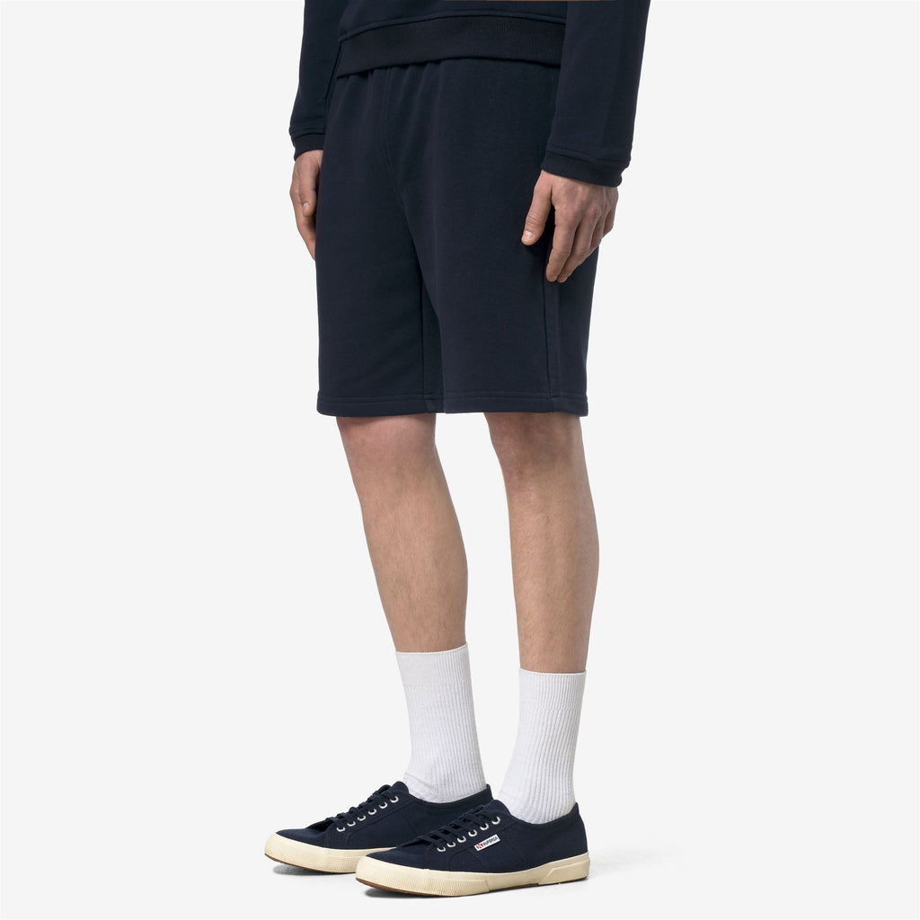 Shorts_UNISEX_CASIMIR POLY COTTON_Sport Shorts_Blue Depth - Commercial 5