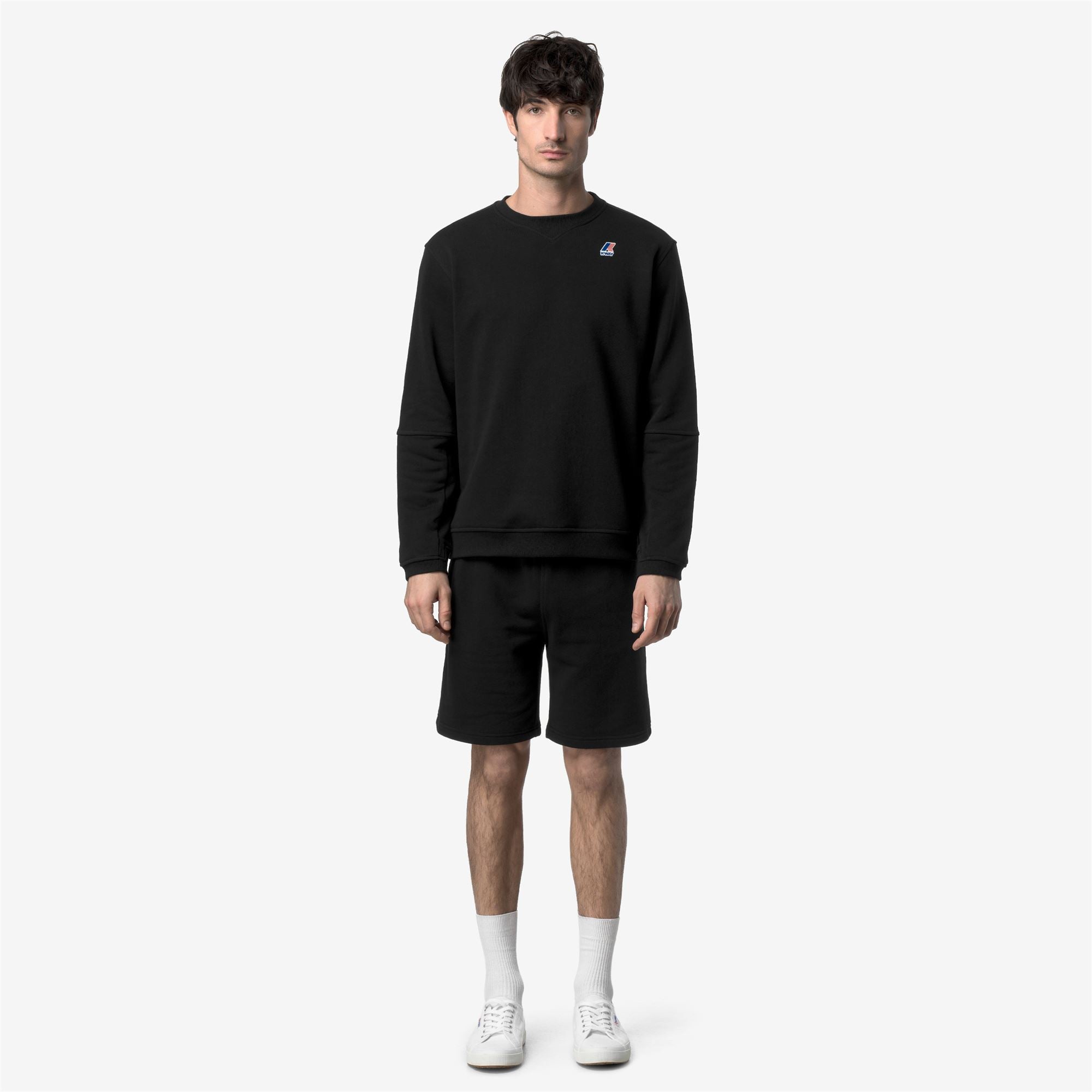 Shorts_UNISEX_CASIMIR POLY COTTON_Sport Shorts_Black Pure - Black Pure - Commercial 4