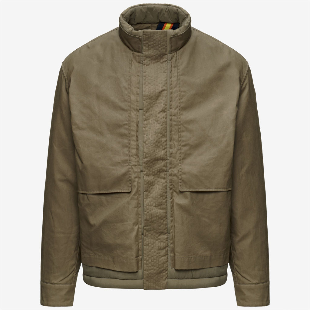 Jackets_Man_CARGI WAX COTTON NYLON_Short_Green Army - Commercial 1