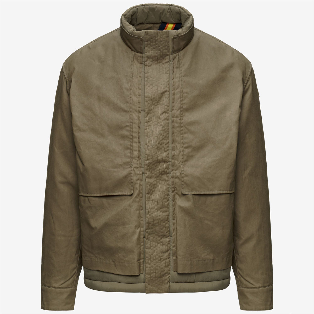 Jackets_Man_CARGI WAX COTTON NYLON_Short_Green Army - Commercial 1