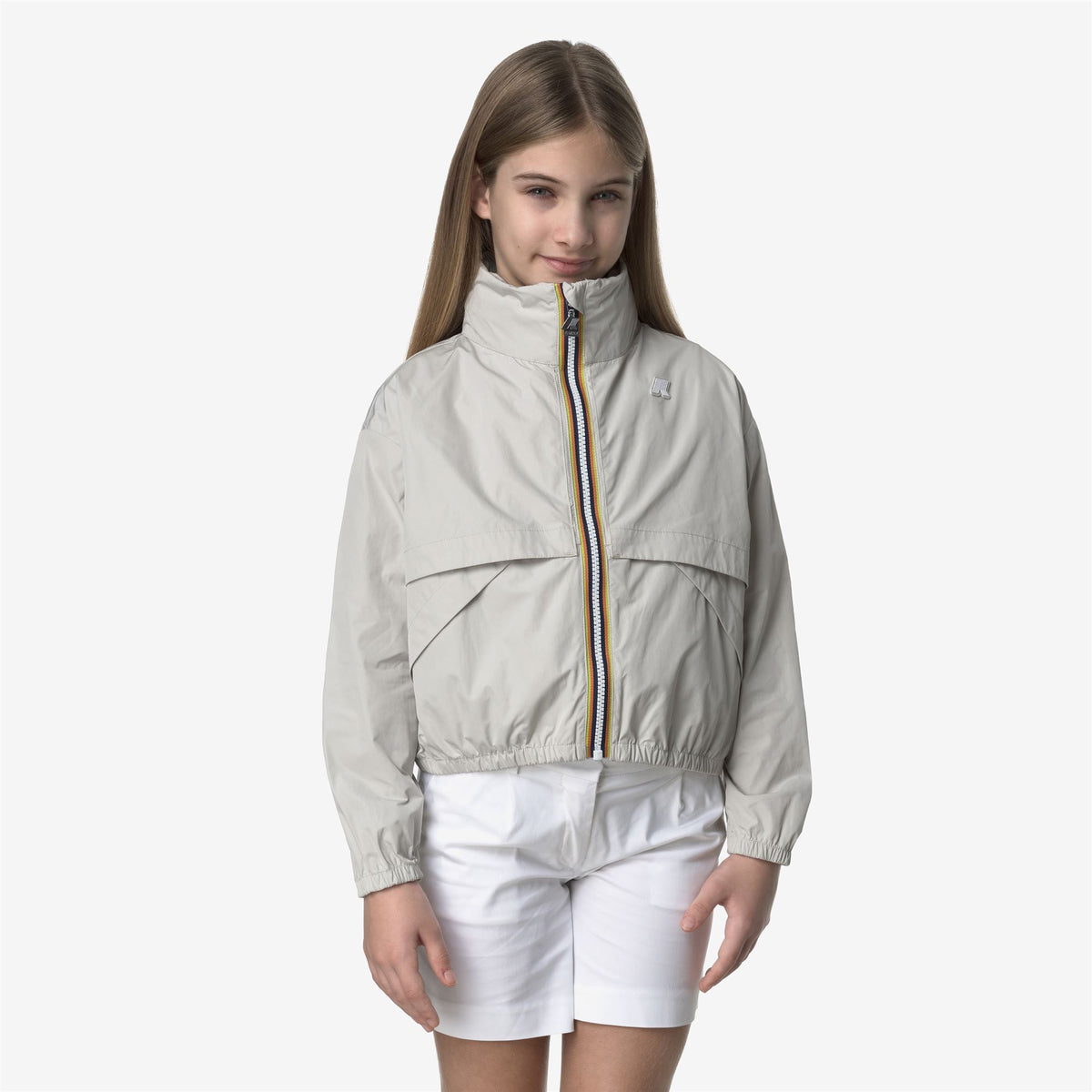 Jackets_GIRL_P. AUBETTE MEMORY TOUCH_Short_BEIGE LT - Commercial 4