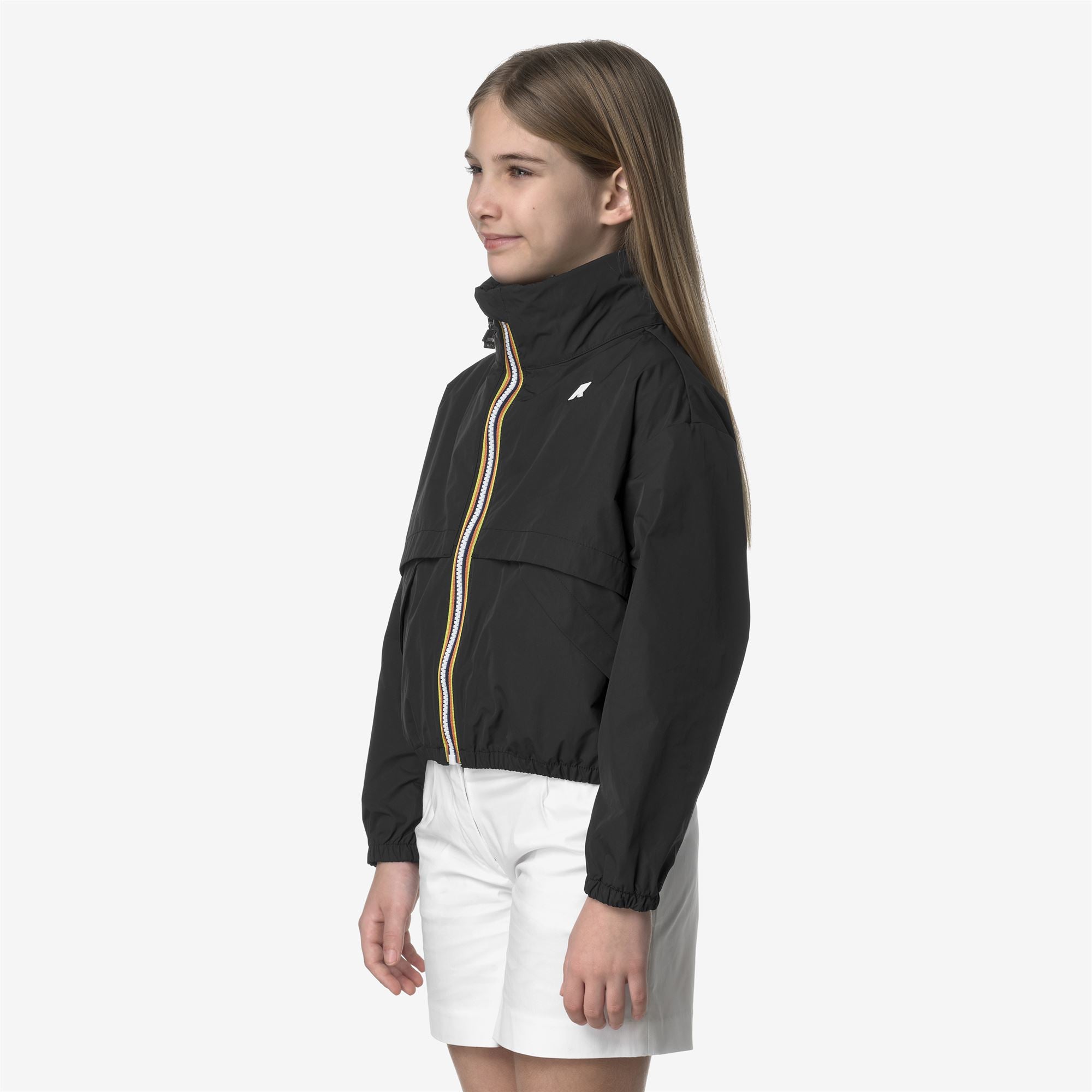 Jackets_GIRL_P. AUBETTE MEMORY TOUCH_Short_Black Pure - Commercial 5