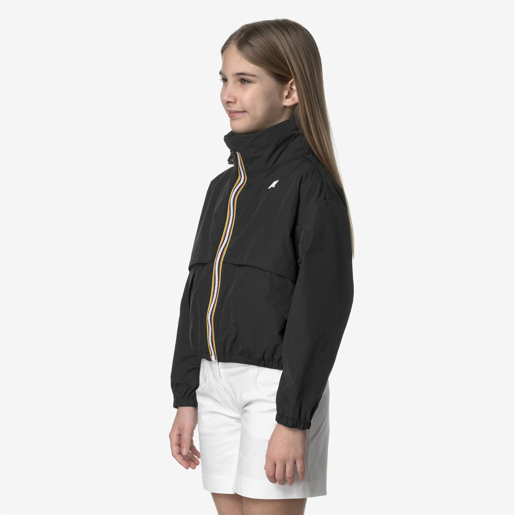 Jackets_GIRL_P. AUBETTE MEMORY TOUCH_Short_Black Pure - Commercial 5