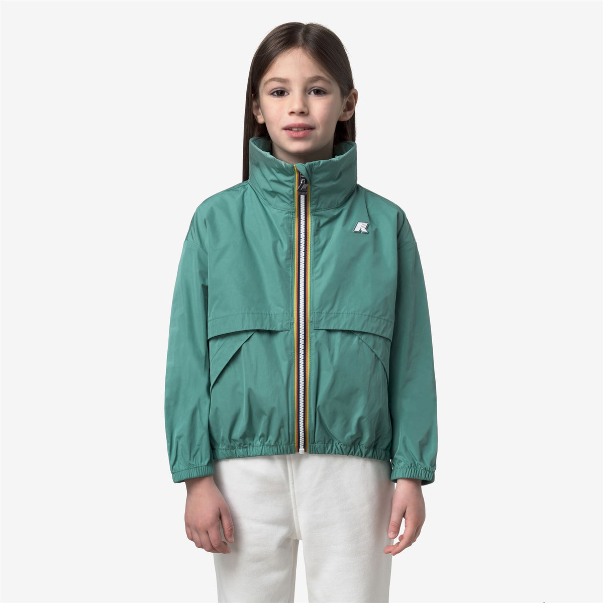Jackets_Girl_P. AUBETTE MEMORY TOUCH_Short_Green Mine - Commercial 4