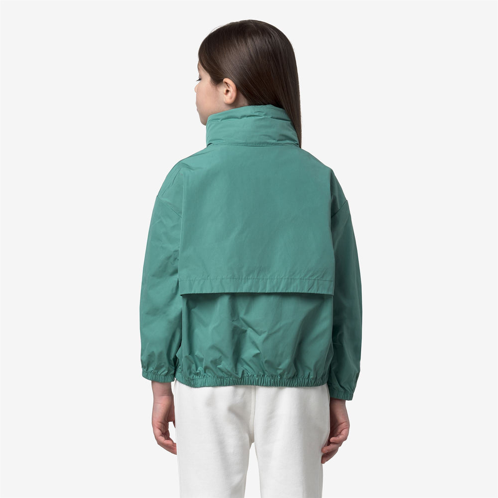 P. AUBETTE MEMORY TOUCH Giacche Breve Ragazza Green Mine 02