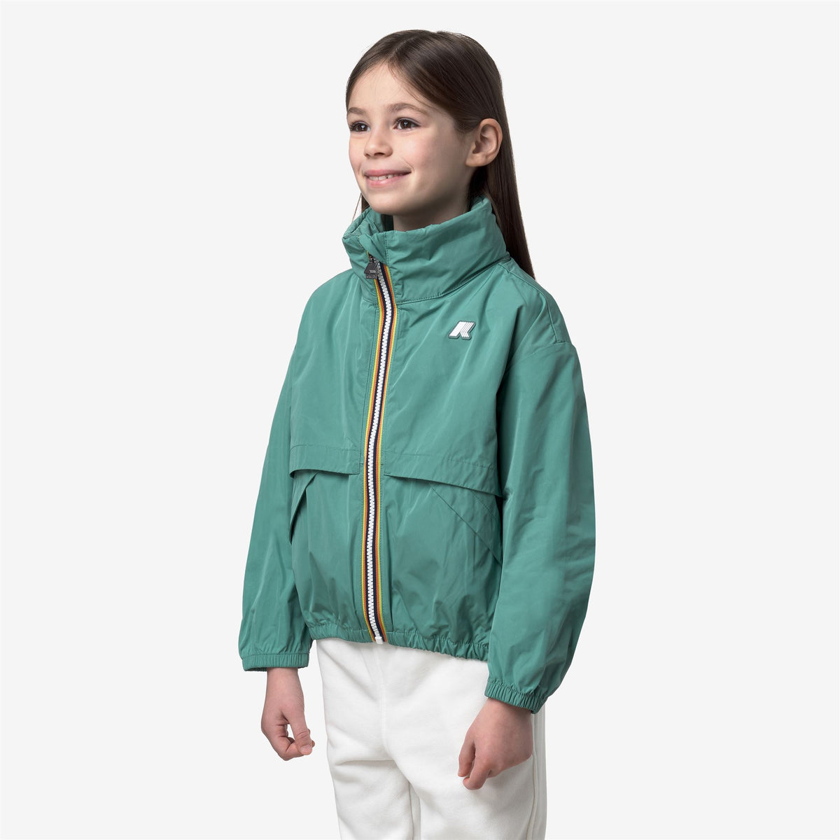 Jackets_Girl_P. AUBETTE MEMORY TOUCH_Short_Green Mine - Commercial 5