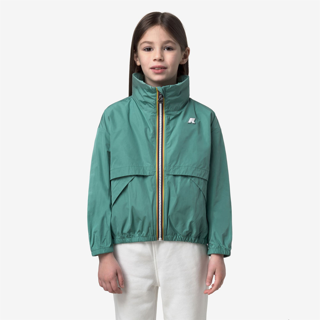 P. AUBETTE MEMORY TOUCH Giacche Breve Ragazza Green Mine 01