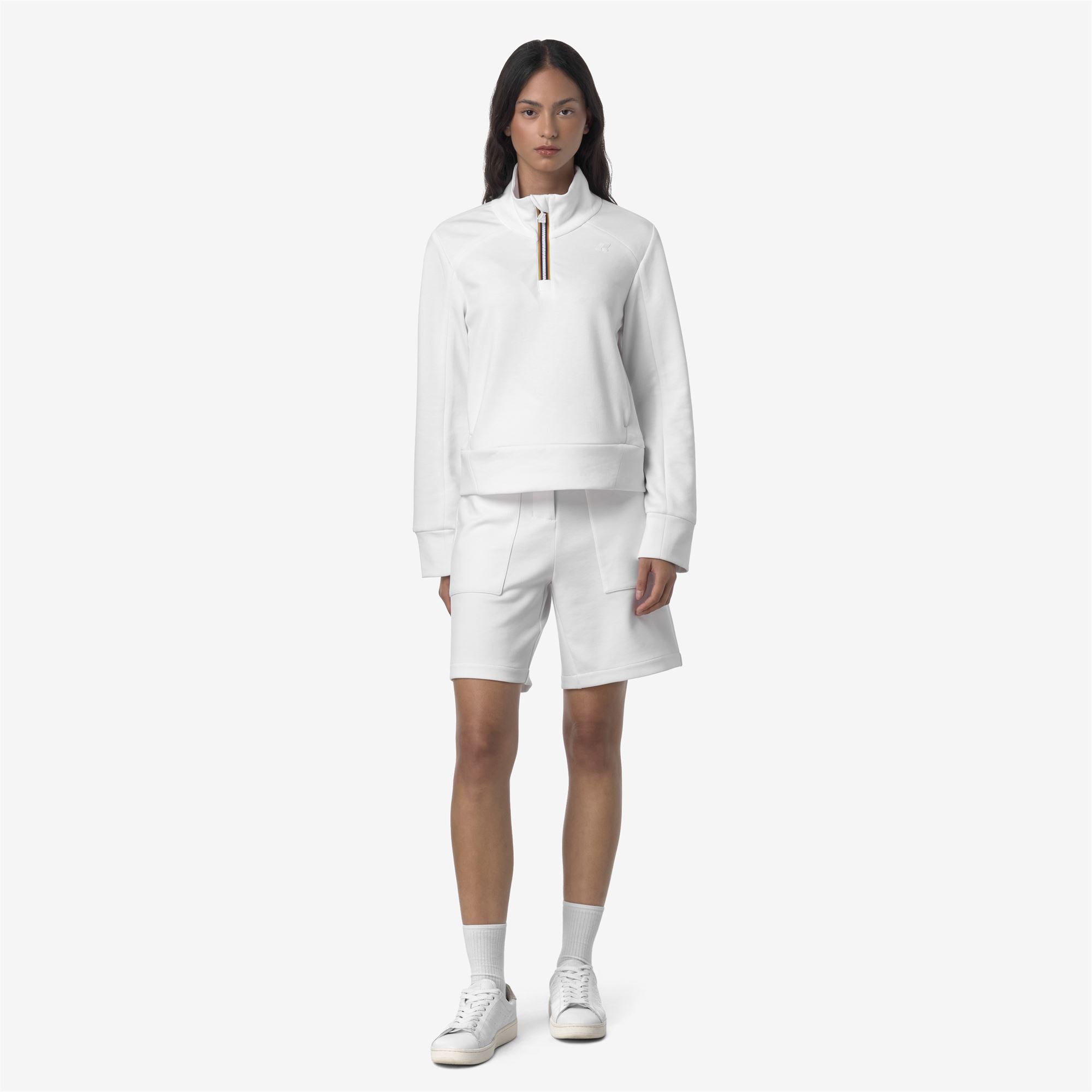 Shorts_WOMAN_JELENE LIGHT SPACER_Fatigue_White - Commercial 4