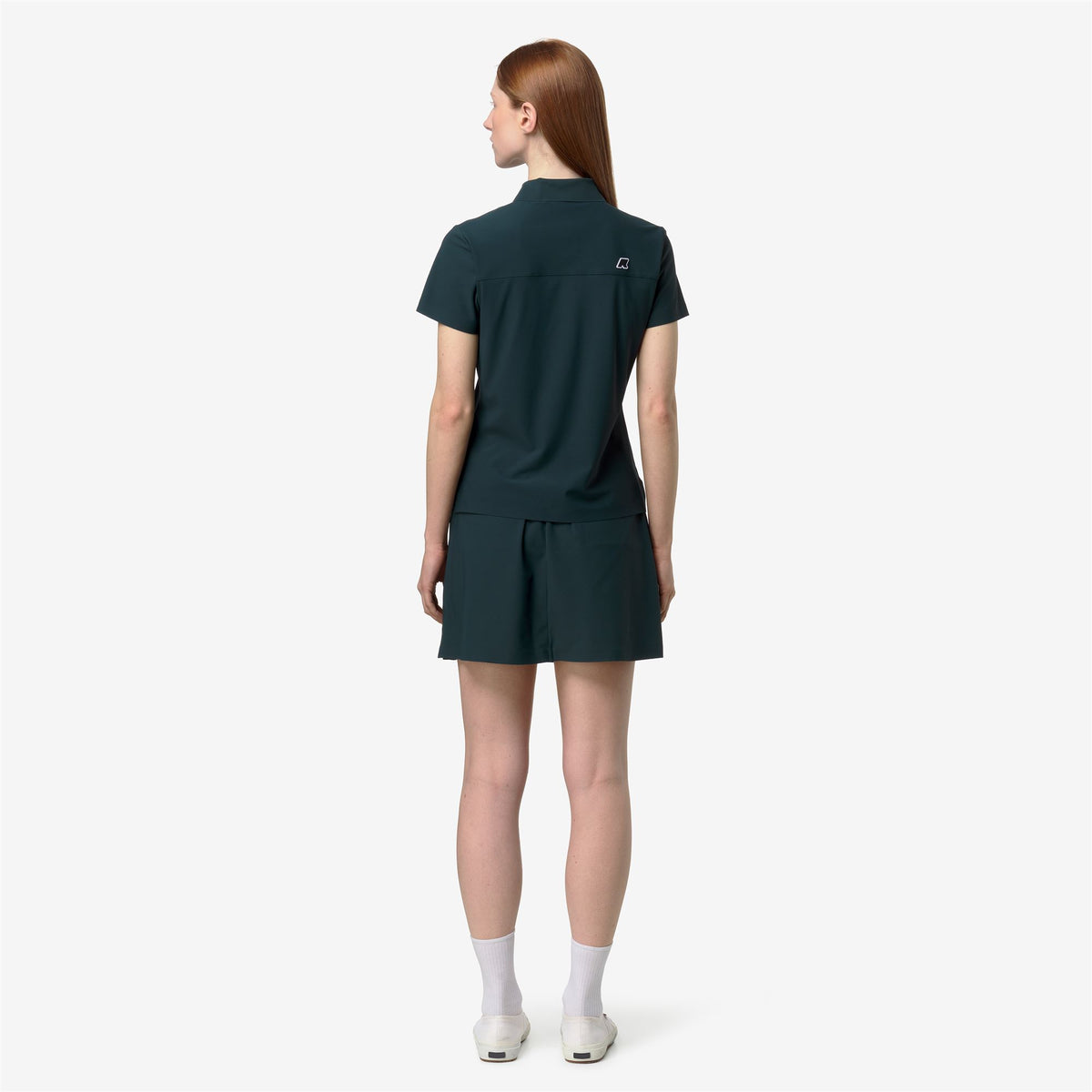 Active Jerseys_Woman_BIRDIE GOLF_Polo Shirt_Green Dk Jungle - Commercial 6
