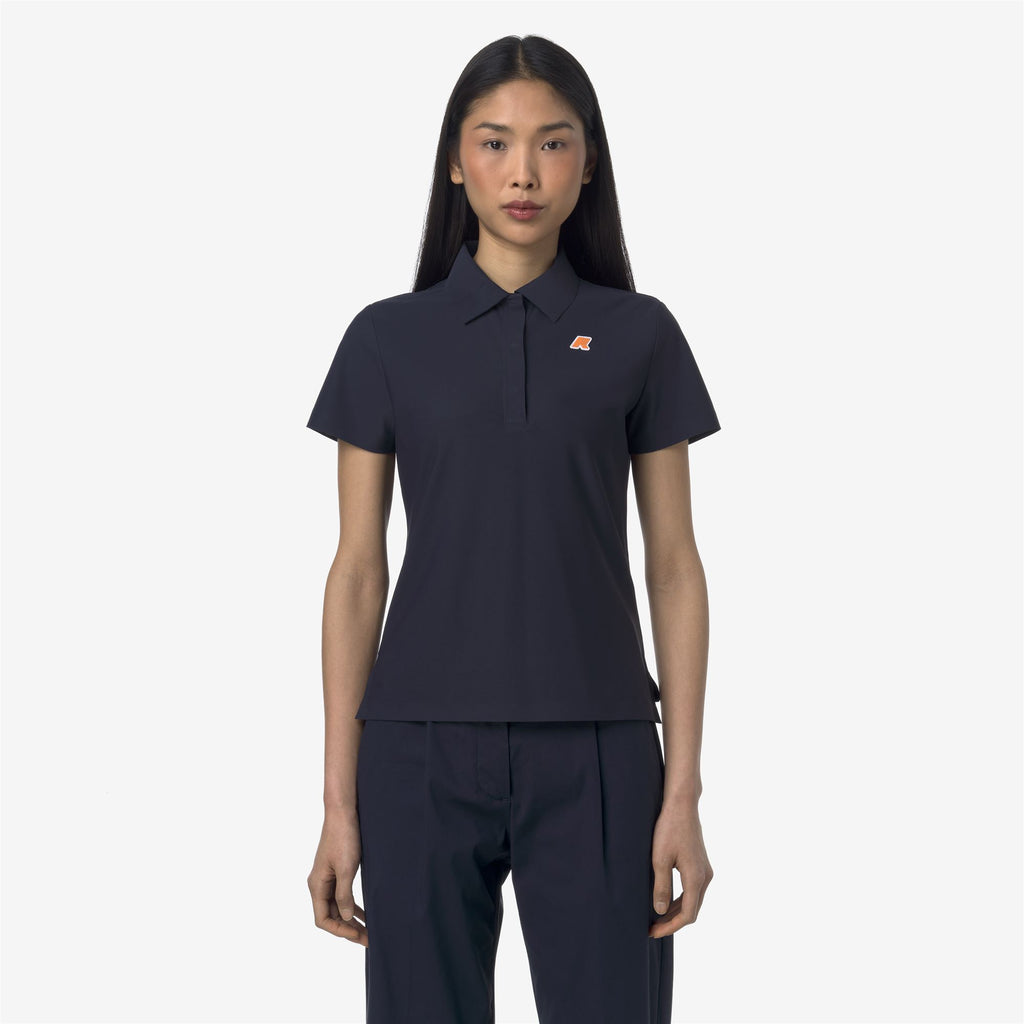 Active Jerseys_WOMAN_BIRDIE GOLF_Polo Shirt_Blue Depth - Commercial 4