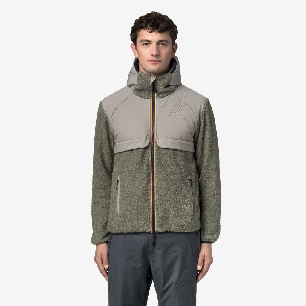 Fleece_MAN_BAUGES W POLAR_Jacket_Green Oak - Commercial 4