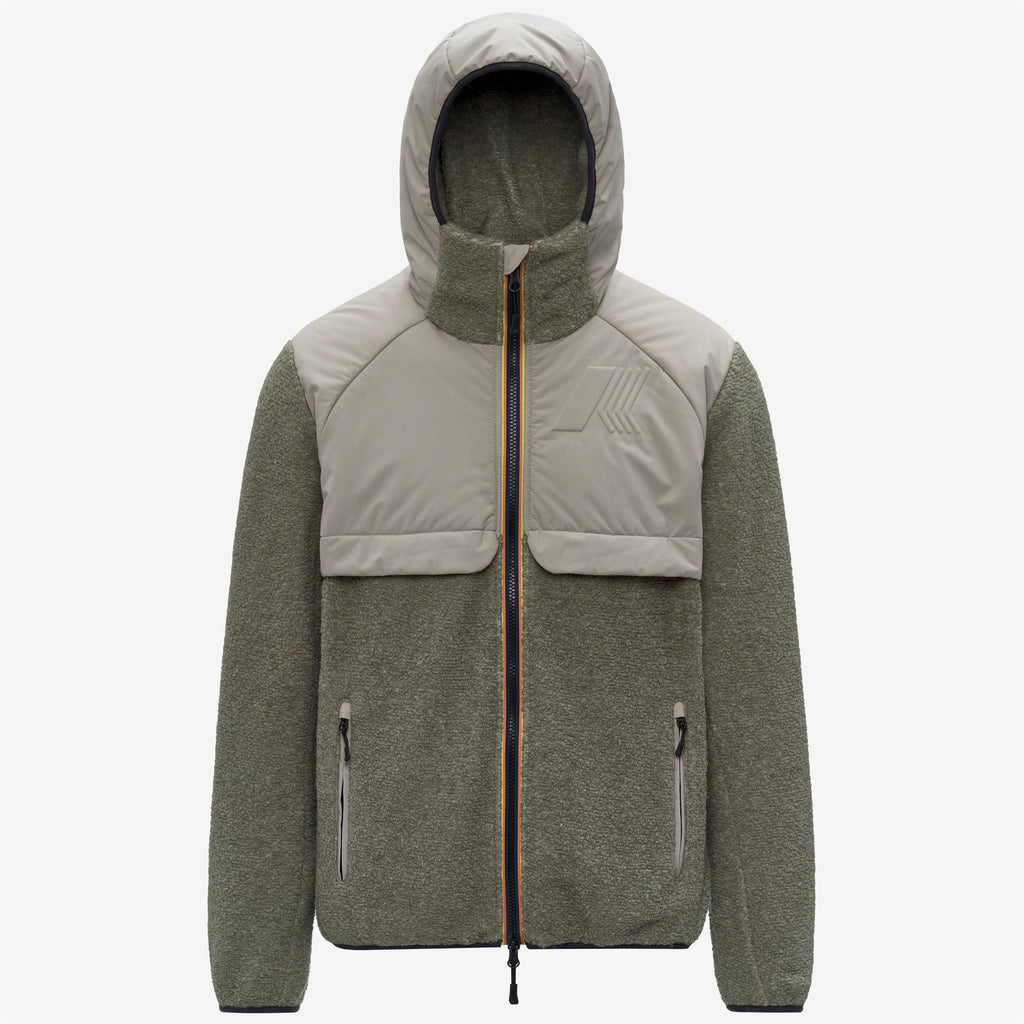 Fleece_MAN_BAUGES W POLAR_Jacket_Green Oak - Commercial 1