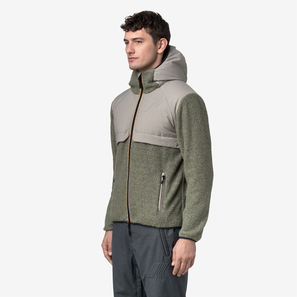 Fleece_MAN_BAUGES W POLAR_Jacket_Green Oak - Commercial 5