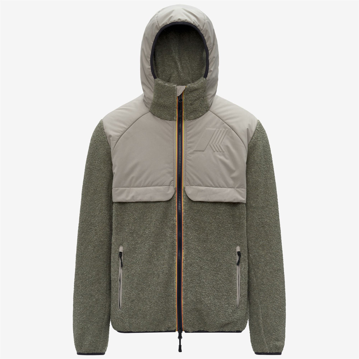 Fleece_MAN_BAUGES W POLAR_Jacket_Green Oak - Commercial 1