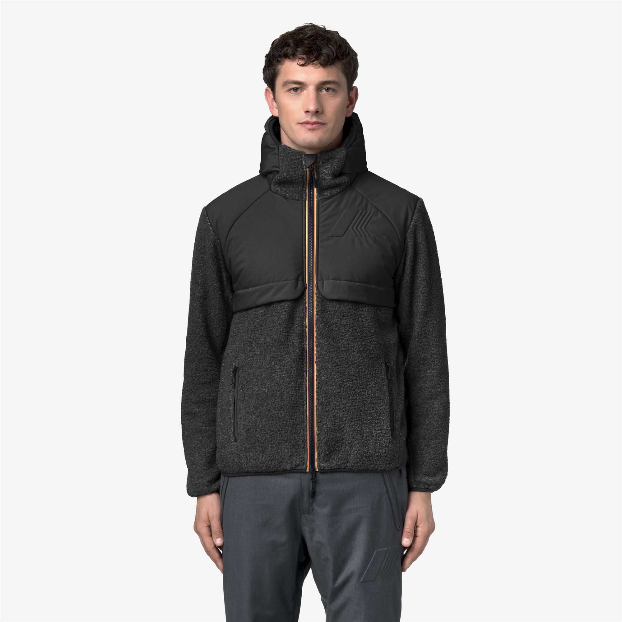 Fleece_MAN_BAUGES W POLAR_Jacket_Black Pure - Commercial 4